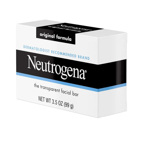 Neutrogena Original Formula Transparent Facial Bar, Unscented, 3.5 oz - 70501001350-Single - LL Medico