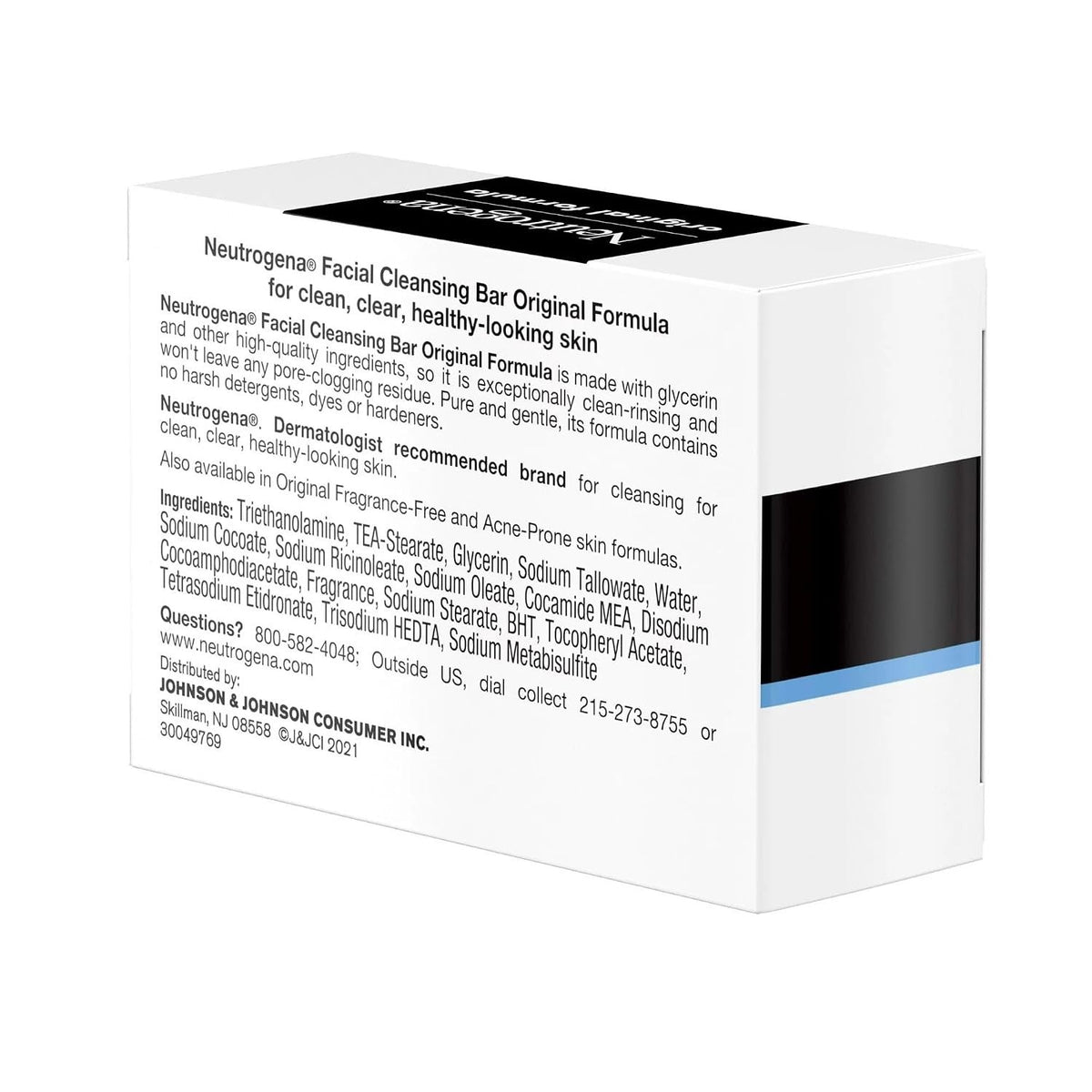 Neutrogena Original Formula Transparent Facial Bar, Unscented, 3.5 oz - 70501001350-Single - LL Medico