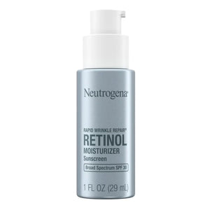 Neutrogena Rapid Wrinkle Repair Retinol Moisturizer Sunscreen SPF 30, 1 oz Pump Bottle - 07050102121-Single - LL Medico