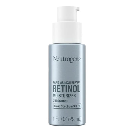 Neutrogena Rapid Wrinkle Repair Retinol Moisturizer Sunscreen SPF 30, 1 oz Pump Bottle - 07050102121-Single - LL Medico