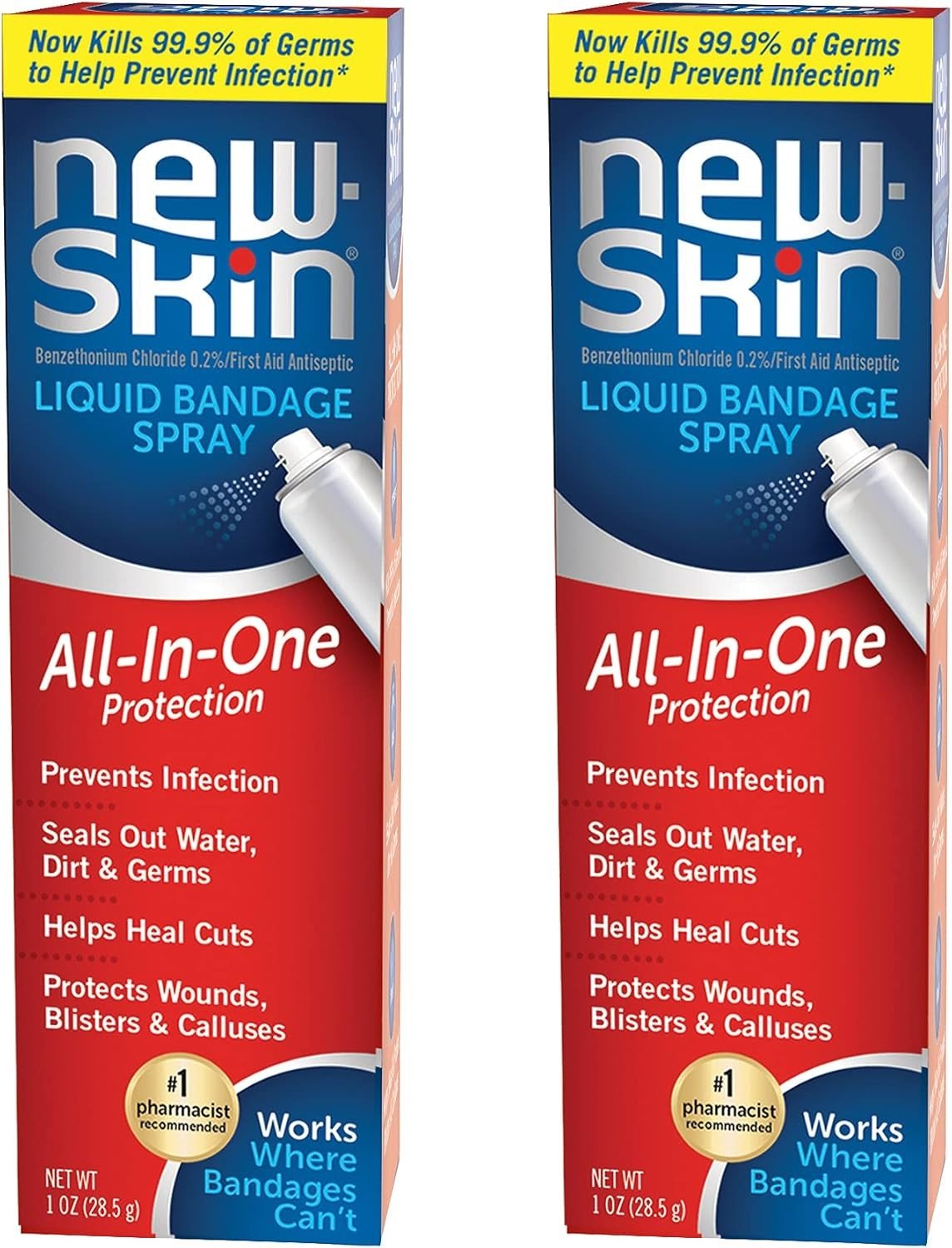 New-Skin Liquid Bandage Antiseptic, 0.3 fl oz (10 mL) - 85140900700-Single - LL Medico