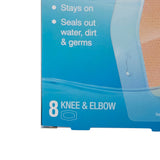 Nexcare Waterproof Knee / Elbow Sheer Adhesive Strip, 2-3/8 x 3½ Inch