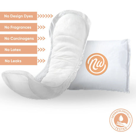 Nexwear Incontinence Pads, Moderate - 3390-Pack - LL Medico