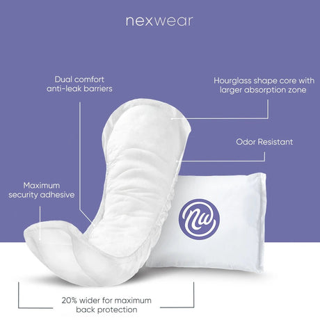Nexwear Incontinence Pads, Ultimate - 0290-Pack - LL Medico