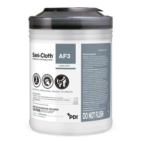 Nice Pak Sani - Cloth AF3 Germicidal Disposable Wipes - P13872-Single - LL Medico