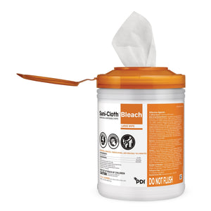 Nice Pak Sani - Cloth Bleach Germicidal Disposable Wipes - P54072-Single - LL Medico