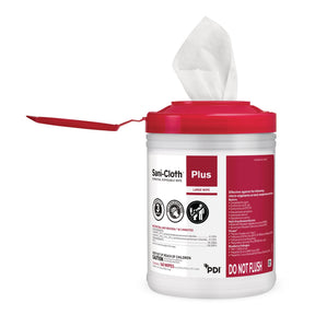 Nice Pak Sani - Cloth Plus Germicidal Disposable Wipes - Q89072-Single - LL Medico