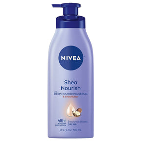 NIVEA Shea Nourish Body Lotion, 16.9 oz. - 07214001243-Single - LL Medico
