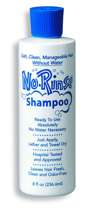 No Rinse No-Rinse Rinse-Free Shampoo, 8 oz. Bottle - 07524400100-Single - LL Medico