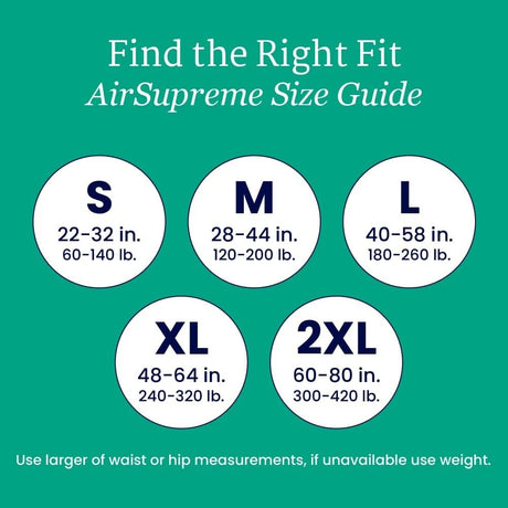 NorthShore AirSupreme Adult Diapers - NS1204T-Trial - LL Medico