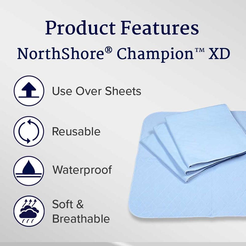 NorthShore Champion XD Washable Underpads - NS6042-Single - LL Medico