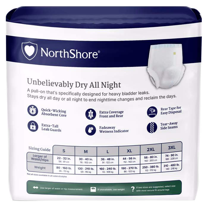 NorthShore GoSupreme Max 10-Hour Overnight Pull-On Underwear