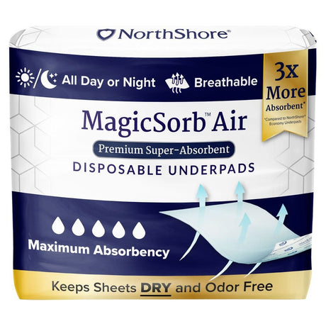NorthShore MagicSorb Air Super - Absorbent Disposable Underpads - NS1740-Pack - LL Medico