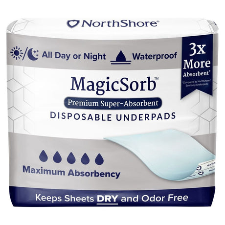 NorthShore MagicSorb Super - Absorbent Disposable Underpads - NS1731-Pack - LL Medico