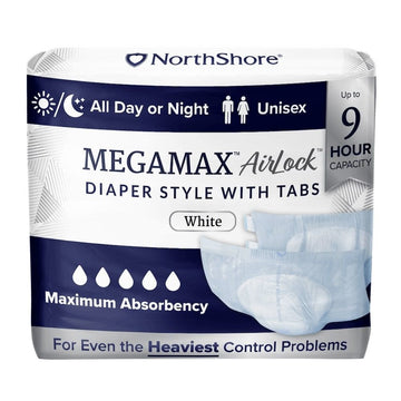 NorthShore MEGAMAX AirLock Adult Diapers | LL Medico
