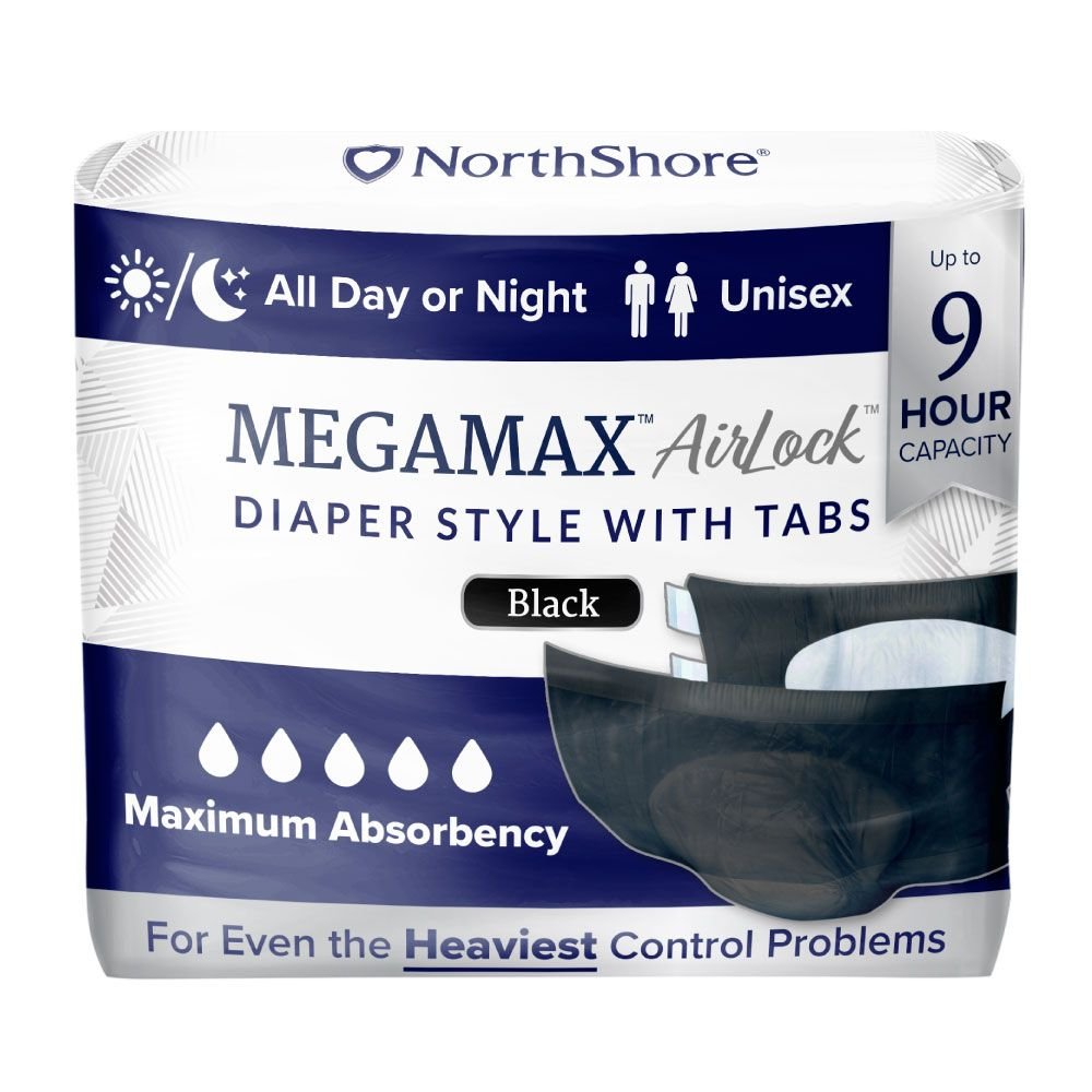 NorthShore MEGAMAX AirLock Adult Diapers | LL Medico