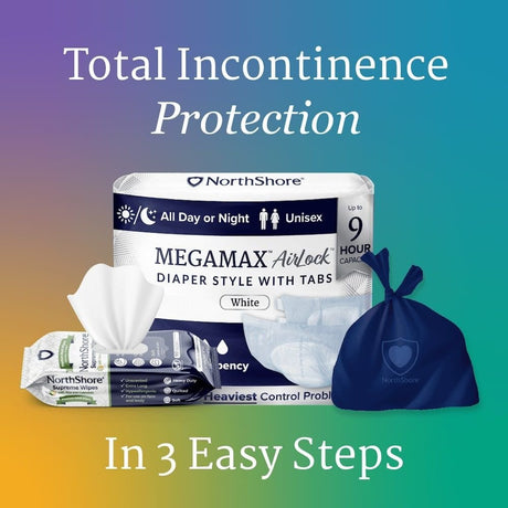 NorthShore MEGAMAX AirLock Adult Diapers - NS2625T-Trial - LL Medico