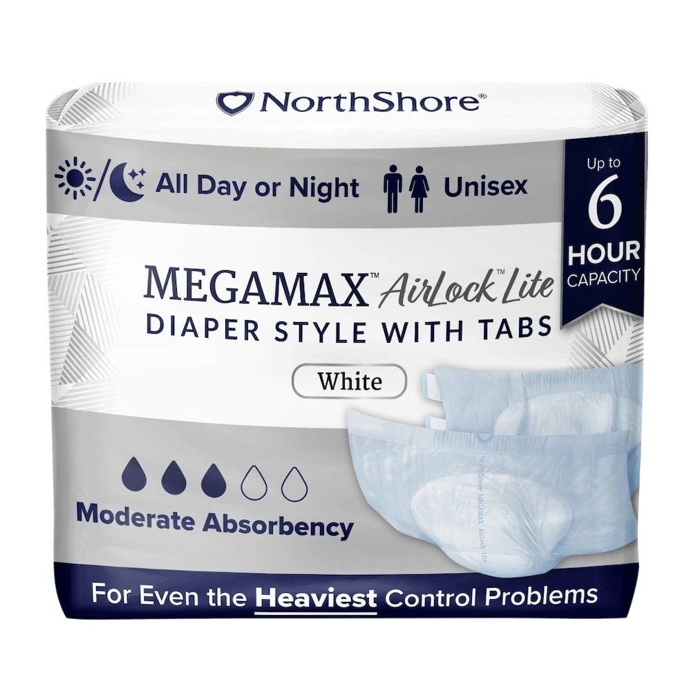 NorthShore MEGAMAX AirLock Lite Adult Diapers - NS2646T-Trial - LL Medico