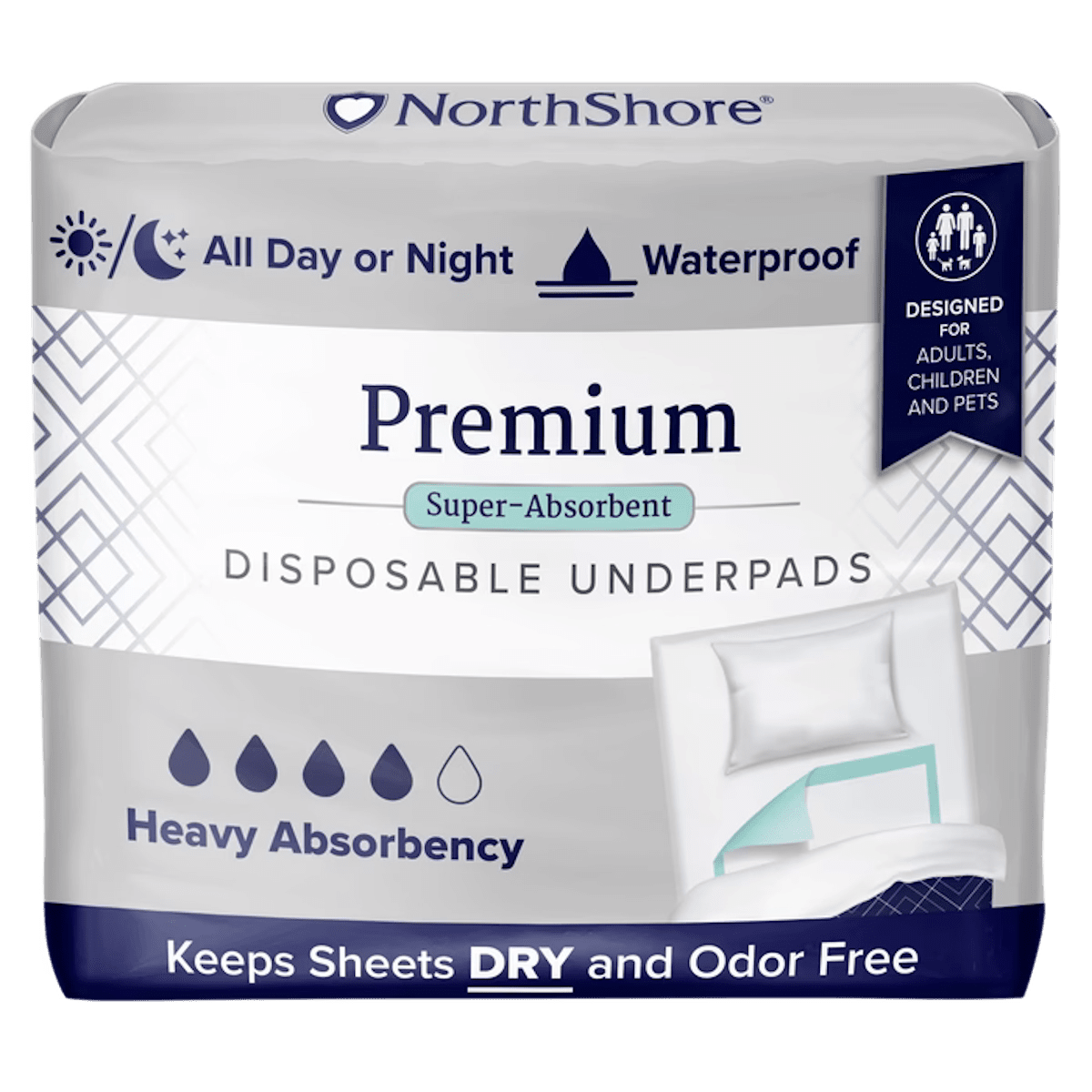 NorthShore Premium Extra - Absorbent Disposable Underpads - NS5025-Pack - LL Medico