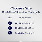 NorthShore Premium Extra - Absorbent Disposable Underpads - NS5025-Pack - LL Medico