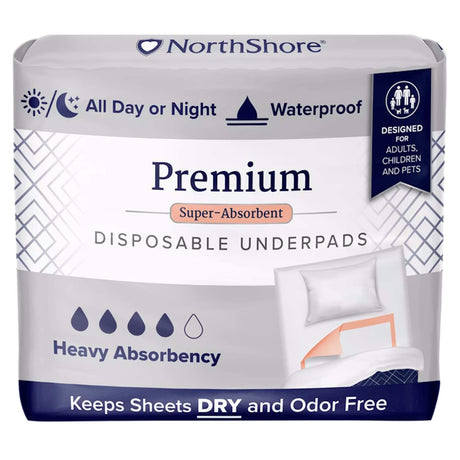 NorthShore Premium Extra-Absorbent Disposable Underpads - NS5501-Pack - LL Medico