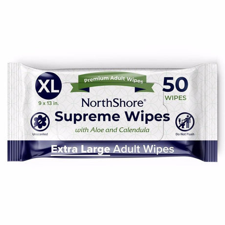 NorthShore Supreme Quilted Cleansing Wipes - NS1950-Pack - LL Medico