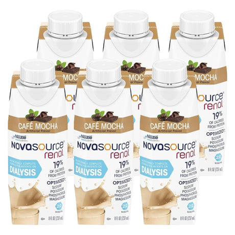Novasource Renal Oral Supplement, Café Mocha, 8 oz - 00043900185446-Single - LL Medico