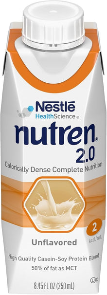 Nutren 2.0 Tube Feeding Formula, Unflavored, 250 mL Carton - 00798716162302-Single - LL Medico