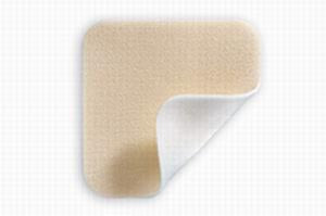 Mepilex Silicone Adhesive without Border Silicone Foam Dressing, 4 x 4 Inch
