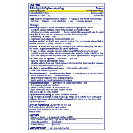 Vicks NyQuil Cold & Flu Relief LiquiCaps, 24 ct