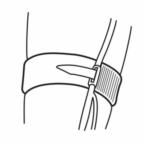 O&M Halyard Leg Strap for Universal Indwelling Catheter, 2 x 24 Inch - 36600-Single - LL Medico