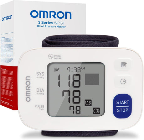 Omron 3 Series Wrist Blood Pressure Monitor, Adult Cuff - BP6100-Single - LL Medico