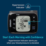 Omron 7 Series Wireless Wrist Blood Pressure Monitor, One Size - BP6350-Single - LL Medico
