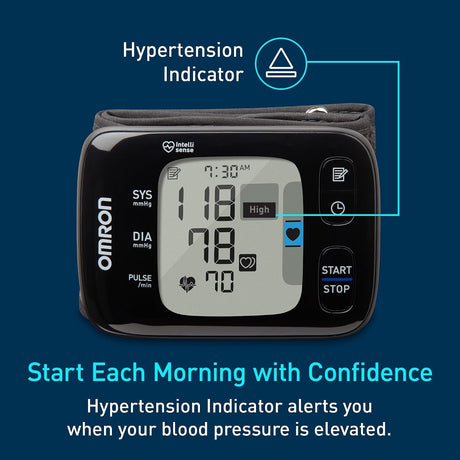 Omron 7 Series Wireless Wrist Blood Pressure Monitor, One Size - BP6350-Single - LL Medico