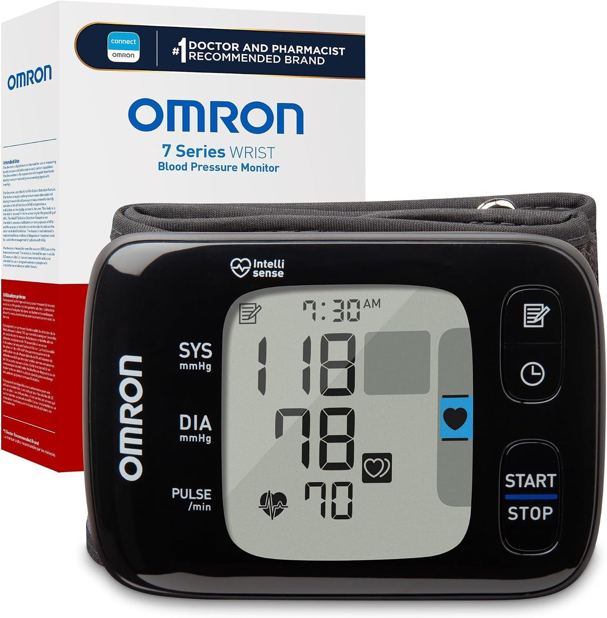 Omron 7 Series Wireless Wrist Blood Pressure Monitor, One Size - BP6350-Single - LL Medico