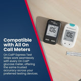 On Call Express Blood Glucose Test Strips, 50 Count - 755729-Each - LL Medico