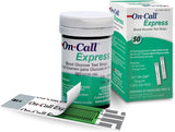 On Call Express Blood Glucose Test Strips, 50 Count - 755729-Each - LL Medico