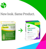 OneTouch Verio Blood Glucose Test Strips, 30 Count - 024183-Single - LL Medico