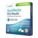 OraCoat XyliMelts Stick-On Melts for Moisturizing, Mild Mint - 85593300051-Box - LL Medico