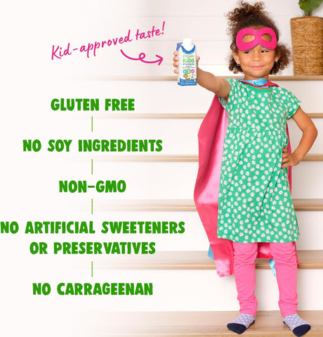 Orgain Organic Kids Nutritional Grass - Fed Protein Shake, Vanilla, Pack of 12 - 851770003100-Case - LL Medico
