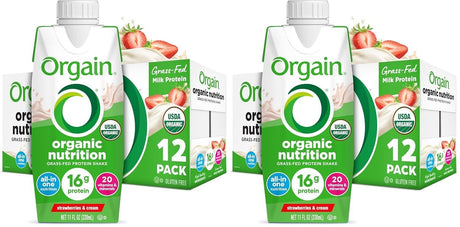 Orgain Organic Nutrition Shake, Sweet Vanilla Bean, 11 oz - 00851770003292-Single - LL Medico