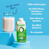 Orgain Organic Nutrition Shake, Sweet Vanilla Bean, 11 oz - 00851770003292-Single - LL Medico
