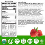 Orgain Organic Nutritional Shake, Strawberries and Cream, 11 oz - 851770003087-Single - LL Medico