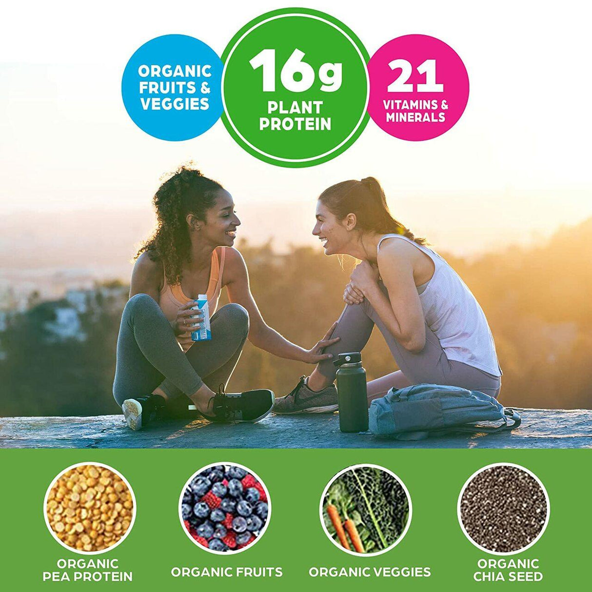 Orgain Organic Vegan Plant Based Nutritional Shake, Vanilla, CS/12 - 851770003223 - LL Medico