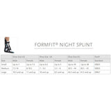 Ossur FormFit Night Splint, Adjustable Strap with Buckle Closure - 50023-Single - LL Medico