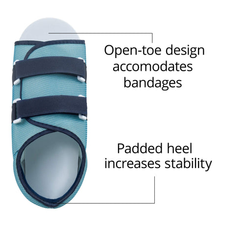 Ossur Mesh Top Post-Op Shoe for Men, Blue - 17015-Single - LL Medico