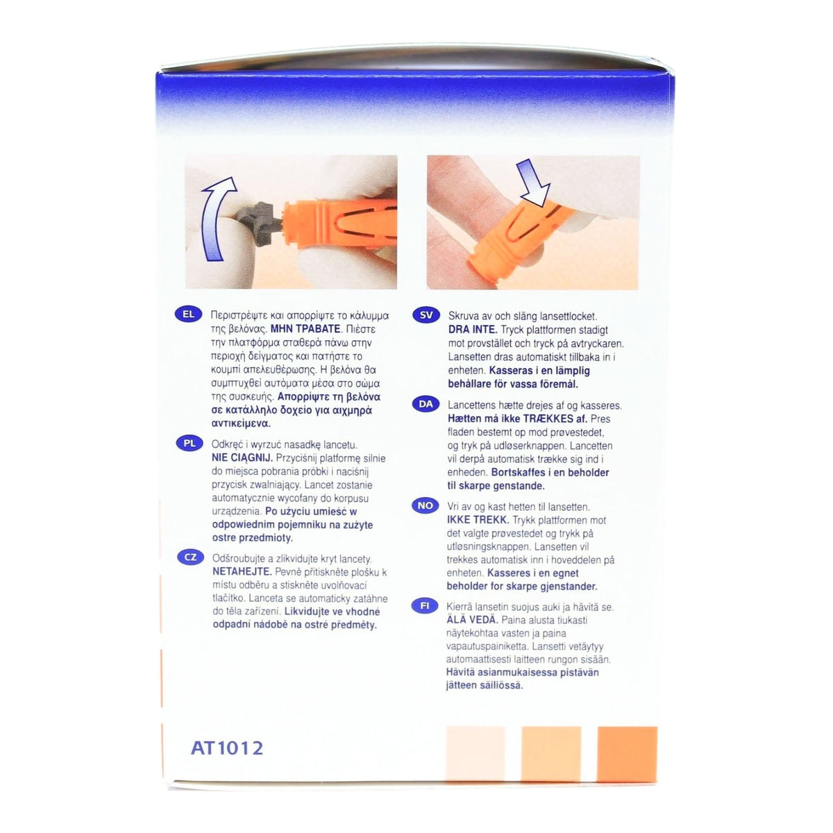Owen Mumford Unistik 3 Extra Safety Lancets, 21 Gauge, 100 Count - AT1012 - LL Medico