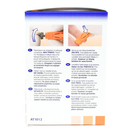 Owen Mumford Unistik 3 Extra Safety Lancets, 21 Gauge, 100 Count - AT1012 - LL Medico