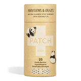 Patch Kids (Panda Design) Adhesive Strip with Coconut Oil, ¾ x 3 Inch