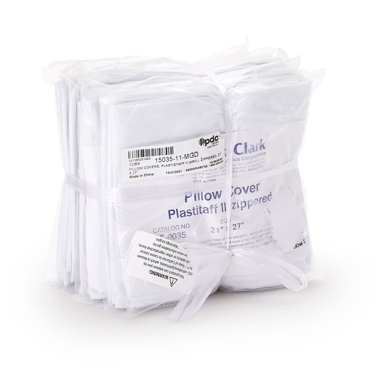 PDC Healthcare Pillow Protector with Zipper Closure, Standard Size, 21" x 27" - 15035-11-MGD-Single - LL Medico